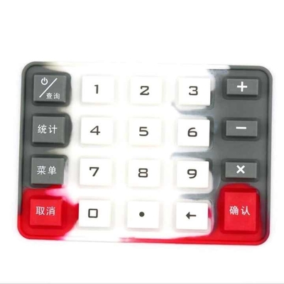 製品向けにカスタマイズされた厚さを持つマット/光沢のある表面シリコンゴムキー