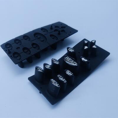 ハンドヘルドバーコードスキャナー用 70 ショア A 耐摩耗性導電性シリコーンゴムキーパッド カスタム OEM