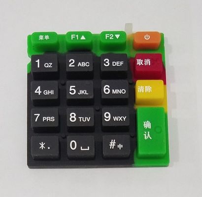 手持ち型POS機械のための70の海岸Aのシリコーンのキーボード